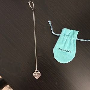 Tiffany&Co Sterling Silver I love you necklace